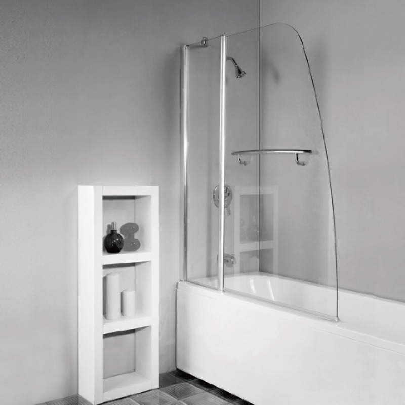 Maßgeschneiderte rahmenlose Badewanne Duschtüren Swing Bath Screens (BS-40T)