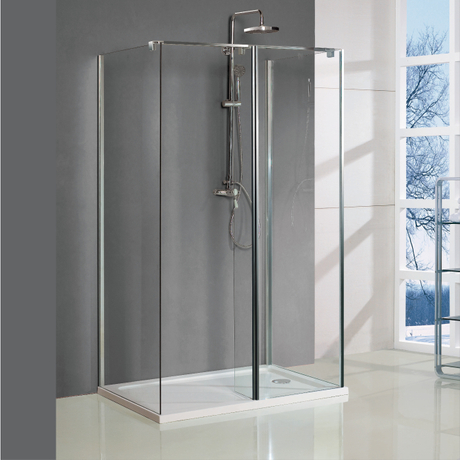 Badezimmer Easy Clean Glass Walk in Duschgehäusen (HM-1482)